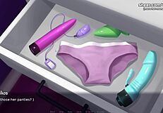 Summertime Saga V21.0.0 合集：热辣继妹场景包括内射、口交、受孕和怀孕色情卡通性爱。