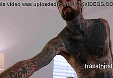 Ever Dressed Up Just to Be Stripped Down for Cute Shemale Assfucking?