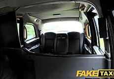 Small girl with large breast gets into an accident with a taxi driver
