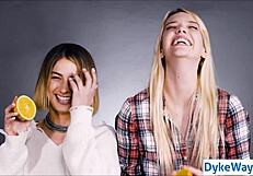 Girls Kiss in True Lesbian Experiment!