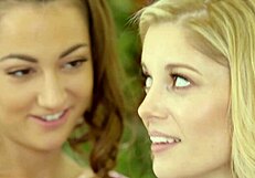Hot! Charlotte Stokely and Lily Adams Dive into First Lesbian Sex!
