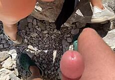 housewife's narrow ass taken deep in the woods