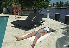 Wow, rough teen sex at the outdoor party is thrilling!