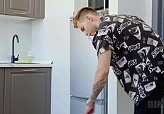 Rim4k group takes pants off for tongue dipping in ass