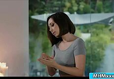 Alexis Fawx Feels Every Touch While Scissoring with Her Skilled Masseuse