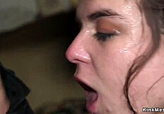 Trespassing student rough fucked