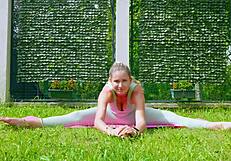 Sexy outdoor yoga by stella cardo