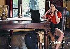 Alex coal and jezabel vessir engage in intense pussy licking in interracial lesbian scene