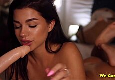 Girl Loves Masturbating Doggy Style On Webcam