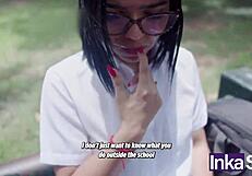 Shy 18-Year-Old Caught With Huge Dick