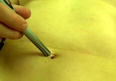 Belly Button Play Featuring Fifi Foxx with Natural Tits Topless