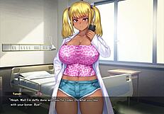 Hospital bed is not a place for rest: steamy scene with an animecum