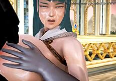 Wow! 3D Hentai Demon King and Warrior Clash in Wild Orgasmic Battle!