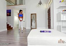 Classy nia nacci fingers wet pussy