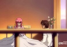 Subtitled Hentai featuring big tits and deepthroat compilation