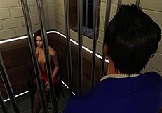 Discussing ways to bribe security in high definition cartoon