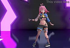 YaoSobi's Strip Tease - A 3D animated idol show