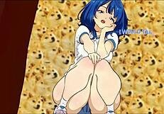 Man Fucks Milf Throat In Hentai Parody