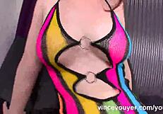 زوي نيكسون تتعامل مع زب كبير مع سلاي فينسفويير