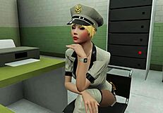 Discussing ways to bribe security in high definition cartoon