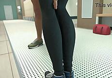 Gwen’s 3D Cartoon Blowjob During Intense Workout Session