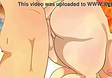 Man Fucks Milf Throat In Hentai Parody