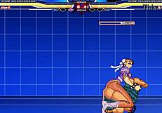 who wins when chunli takes on long in hentai cumshot battle?