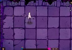 Monster girl played in anime hentai adventure