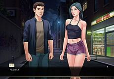 Our red string gameplay with kissing and masturbation