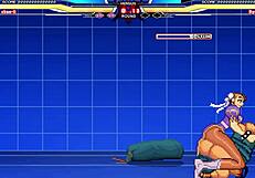 who wins when chunli takes on long in hentai cumshot battle?