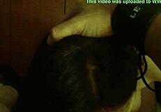 russian girl sucks balls and cock in detail