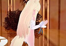 Blue Archive Seia gets wild in 3D hentai action