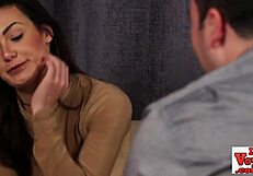 Cock loving lady in lingerie gives jerk off instructions