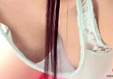 Riko's big tits in onsen fetish?