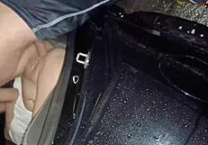 Wife bends over window, strangers cover her in cum compilation