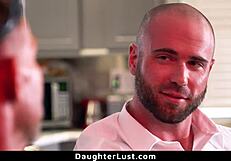 God And Demon Swap Stepmoms During Halloween Fantasy.