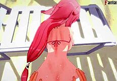 Yae Miko's Bikini Sex On Beach Pov