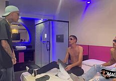 Does this twink handle two cocks in my hole?