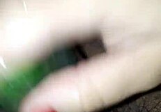 Claudia Plays With Her Cucumber Like A Prostitute.