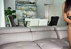 Hey, wanna see hot Latin babe with big butt take J Mac's dick