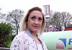 German Scout Turns Teen Gina into Whore at Flensburg Street Casting