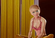 Teen Feels Pleasure in Stocking Solo Masturbation