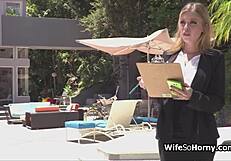 Football Star’s Huge Cock Meets Milf Realtor