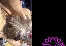 Asian girlfriend gets deepthroat and facefuck while parents away