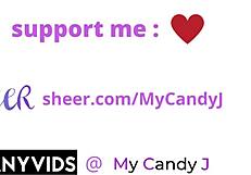 I'm the young unshaved girl getting penetrated and fucked in extreme closeup until creampie orgasm