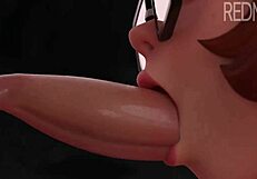 velma from scooby-doo gets wild in 3d hentai by redmoa