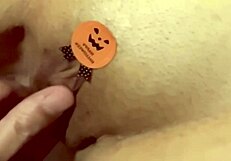 Halloween sex with couple