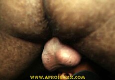 Hot African couple’s steamy blowjob session
