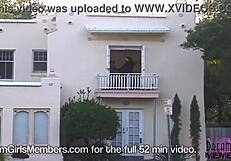 Gorgeous fit model bares all in her first shoot, feeling excited