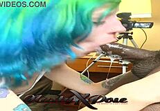 Skinny Whore Sucking Dick.